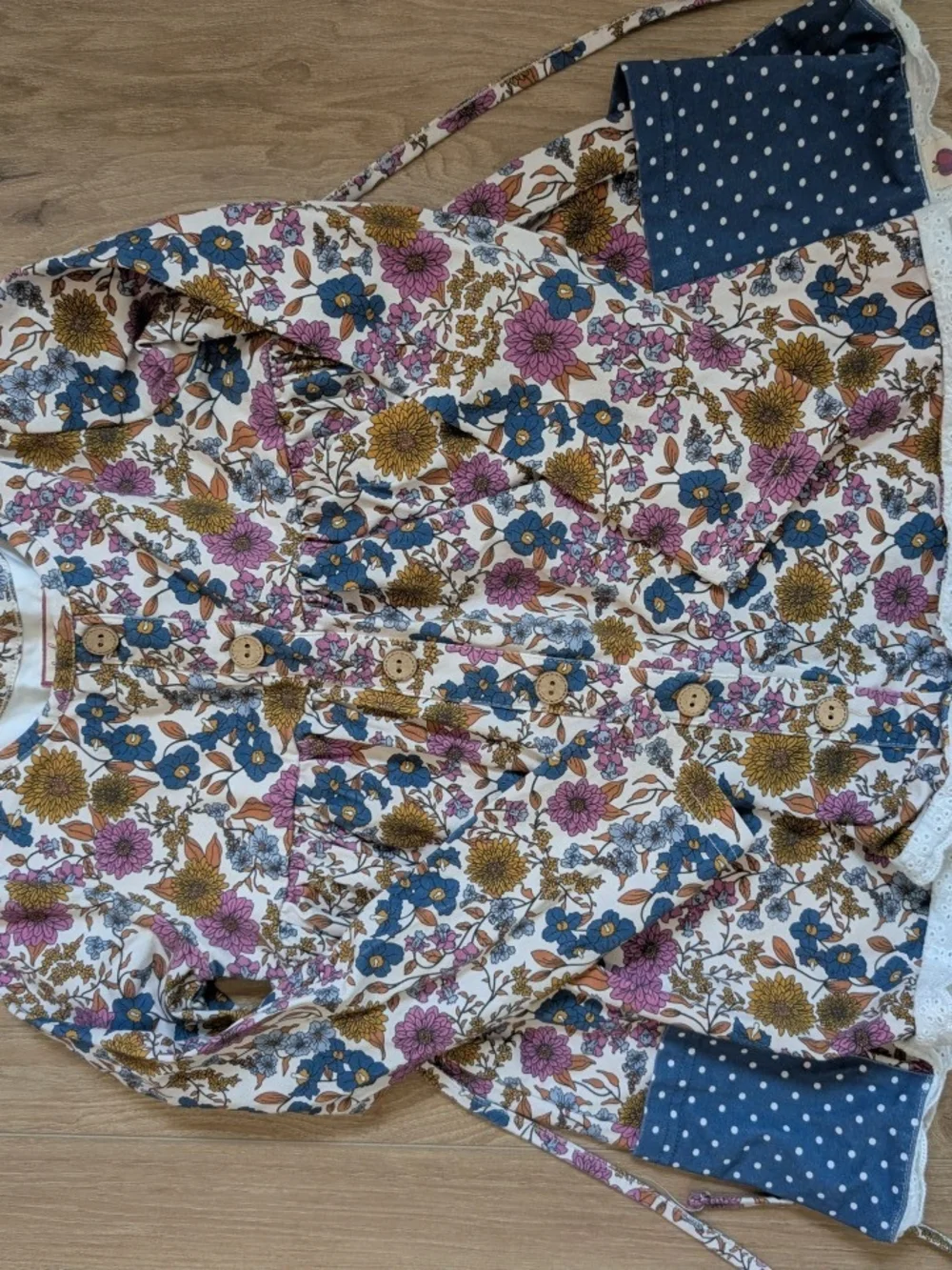 Cheeky Plum Tunic and Leggings - Floral & Dot